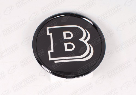 Mercedes-Benz GLS-Klasse X166 2015 - 2019 Эмблема Brabus стеклянная черная