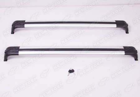 Land Rover Discovery 3 поколение 2004 - 2009 Поперечины серебристые