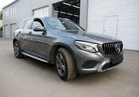 Mercedes-Benz GLC-Klasse X253 2015 - 2019 Решетка радиатора AMG GT хром