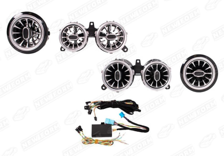 Mercedes-Benz E-Klasse W213 2016 - 2020 Воздуховоды вентиляции и отопления салона