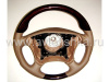 Mercedes W210, W208 (00-02) руль, дизайн AMG, бежевая кожа - дерево орех