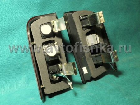 Nissan Patrol GR II Y61 (98-04) фонари задние светодиодные красно-тонированные, комплект 2 шт.