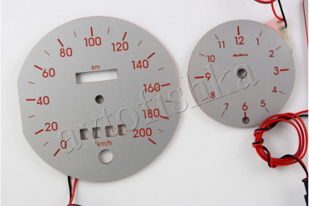 Ford Transit (86-94) светодиодные шкалы (циферблаты) на панель приборов