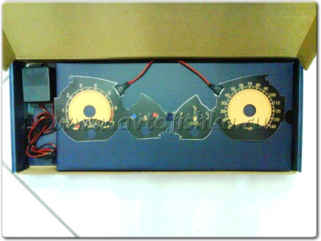 BMW 3 E46 циферблаты шкал комбинации приборов с подсветкой, 240 km/h.