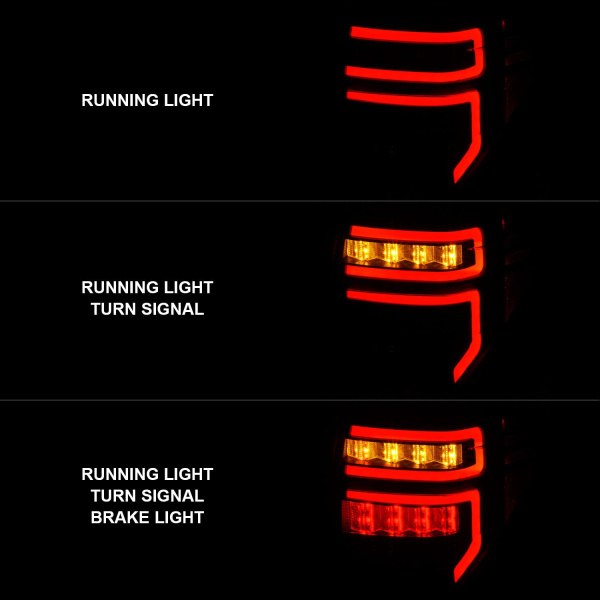 Toyota 4Runner (2010-2023) задние фонари хромированные с LED-полосой и динамическими сигналами