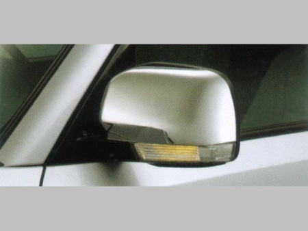 Mitsubishi Pajero 4 (06-19) хромированные корпуса на боковые зеркала, оригинал Mitsubishi, комплект 2 шт.