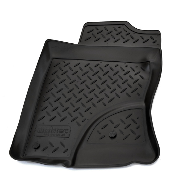 Toyota Land Cruiser Prado (03–09) Коврики салона (полиуретан), чёрные