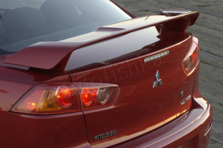 Mitsubishi Lancer 10 (07 – 16) спойлер низкий (Evo style)