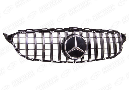 Mercedes-Benz C-Klasse W205 2014 - 2018 Решетка радиатора Panamerica хром