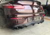 Mercedes-Benz E-Klasse C238 2016 - 2020 Диффузор с насадками 5.3 AMG черный Mercedes E-class Coupe C238.