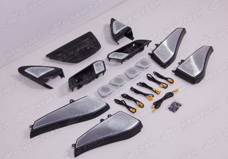 BMW X6 G06 2019 - 2023 крышки динамиков с подсветкой Bowers&Wilkins