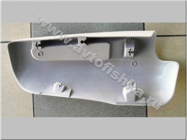 Toyota Land Cruiser 200 (08-) накладка переднего бампера - боковые продолжения кенгурина, пластиковые, комплект 2 шт.