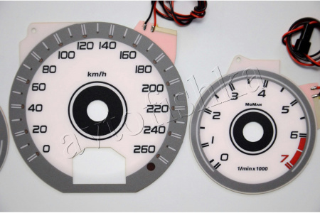 Mercedes W140 S светодиодные шкалы (циферблаты) на панель приборов