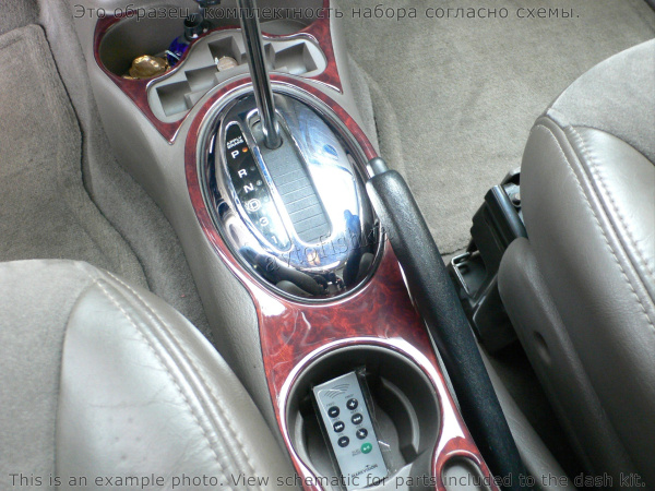 Декоративные накладки салона Chrysler PT Cruiser 2001-2005 полный набор, с Power Mirrors, ручной, 23 элементов.