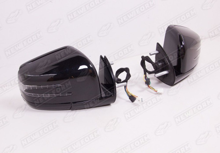Mercedes-Benz M-Klasse W164 рестайлинг 2008 - 2011 Зеркала черные рестайлинг