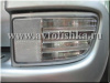 Toyota Land Cruiser Prado 120 (02-) фонари задние светодиодные хромированные, катафоты в задний бампер, комплект 2 шт.