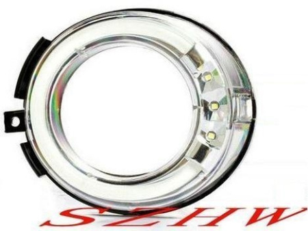 Toyota Land Cruiser Prado 150 (2010-) рамки противотуманных фар с подсветкой DRL и рулевым диммером