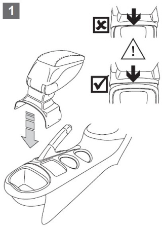 Nissan Juke (10–) Подлокотник в сборе (адаптер+бокс черн. 07917-M)