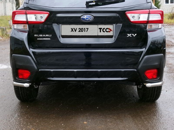Subaru XV (12–) Защита задняя (уголки) 42,4 мм