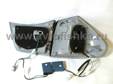 Lexus RX330, 350, 400H (03-08) фонари задние светодиодные тонированные, комплект 4 шт.