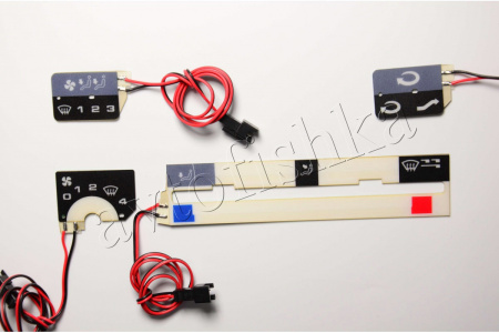 Volkswagen Transporter T4 светодиодные шкалы (циферблаты) на климат