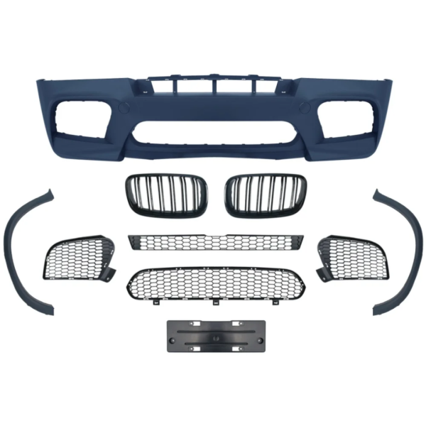 Передний бампер X5M на BMW X5 E70 2008-2013 в сборе