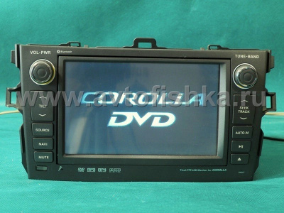 Toyota Corolla (06-13) 2 din автомагнитола - головное устройство с откидным 7" HD экраном, GPS навигацией, TV, PMS TYT-802GB