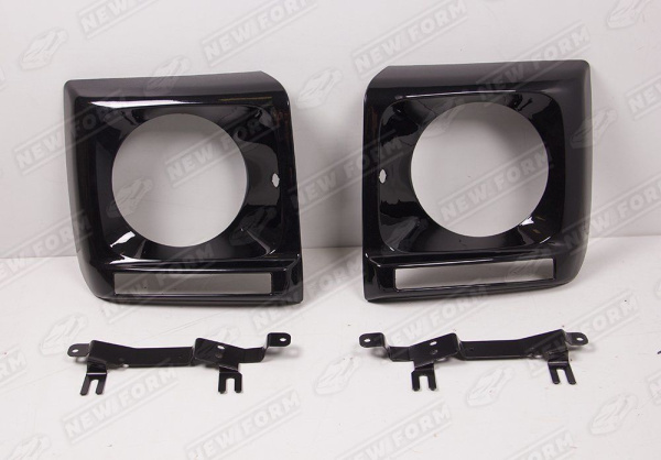 Mercedes-Benz G-Klasse W463 1990 - 2018 Очки на фары черные