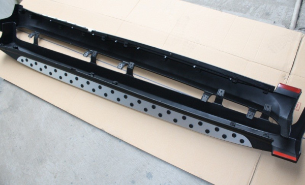 Hyundai Santa Fe (10–) Пороги OEM bmw дизайн