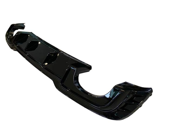 Черный диффузор RS3 для Audi A3 S-line 2017-2020