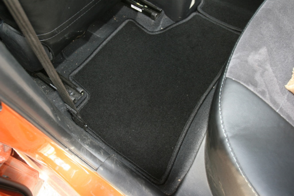 Коврики в салон Klever Premium HYUNDAI Solaris 2011-2016, хб., сед., 4 шт. (текстиль, бежевые)