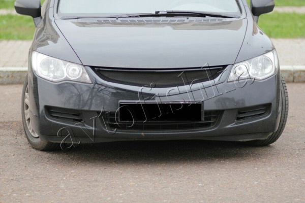 Honda Civic 4D 8 (06 – 09) решетка радиатора "MUGEN Style" (сетка в комплекте)