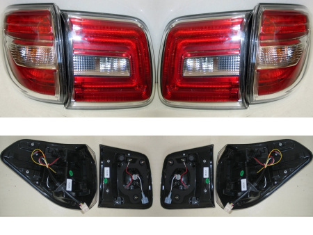 Nissan Patrol Y62 (2010-) задние фонари дизайн Patrol 2014 , комплект 2 шт.