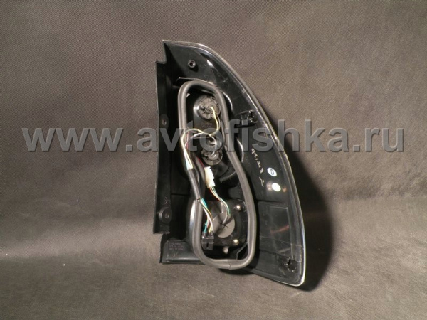 Toyota Land Cruiser Prado 120 (02-) задние светодиодные фонари хромированные, комплект 2 шт.