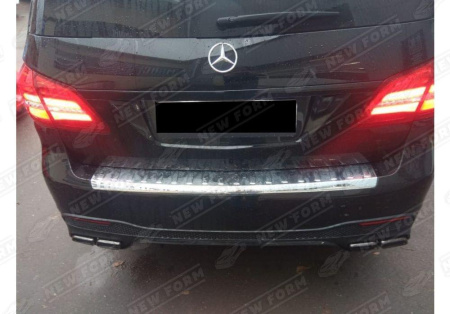 Mercedes-Benz GLS-Klasse X166 2015 - 2019 Диффузор заднего бампера 6.3 AMG черный