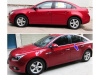 Chevrolet Cruze (08-) наружние планки оконных рамок дверей из нержавеющей стали, комплект 6 шт.