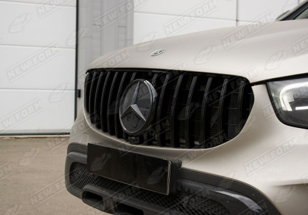 Mercedes-Benz GLC-Klasse C253 рестайлинг 2019 - н.в. Решетка радиатора AMG GT черная
