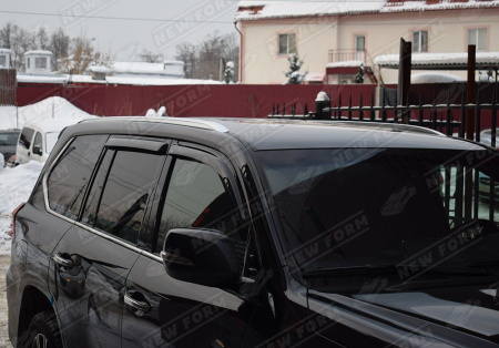 Lexus LX 450d 2015 - н.в. Рейлинги на крышу серебристые