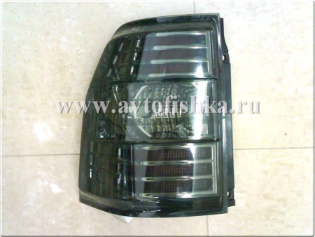 Mitsubishi Pajero 4 (06-) фонари задние светодиодные тонированные, комплект 2 шт.