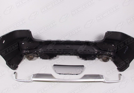 Mercedes-Benz M-Klasse W166 2011 - 2015 Бампер задний с насадками 6.3 AMG