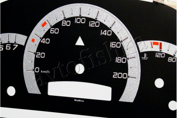 Mercedes Vito W638/2 рестайл светодиодные шкалы (циферблаты) на панель приборов - дизайн 1