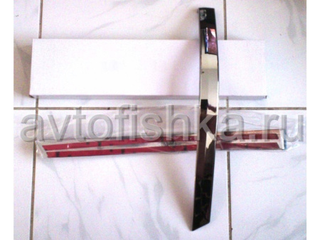 Toyota Land Cruiser Prado 150 (10-) хромированные реснички под задние фонари, комплект 2 шт.