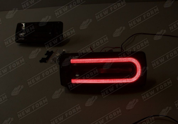 Mercedes-Benz G-Klasse W463 1990 - 2018 Фонари задние черные стиль 2018