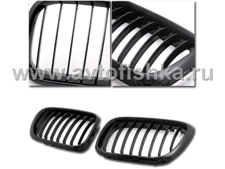 BMW X5 E53 (1998-2003) решетка радиатора черная, комплект 2 шт.