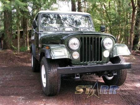 Jeep Wrangler TJ фары передние линзовые хромированные (диаметр 7"), без ксенона, комплект 2 шт. (XP6024)