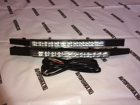 Toyota Land Cruiser 200 (08-) светодиодные DRL фары дневного света (дневные ходовые огни) - LED Daytime Running Lights, белый свет 6000К, 24 светодиода
