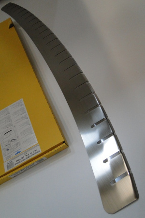 BMW X5 E70 (06-) накладка на задний бампер профилированная с загибом, к-кт 1шт.