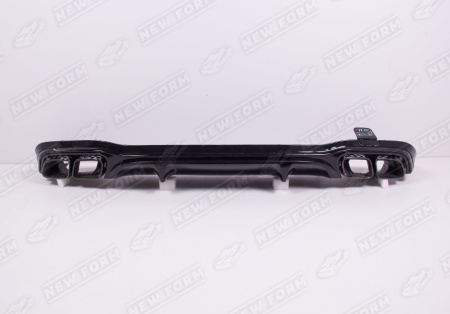 Mercedes-Benz E-Klasse W213 рестайлинг 2020 - н.в. Диффузор с насадками 6.3 AMG черный