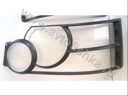 Range Rover Sport (05-) решетки передних фар черные, защита, комплект 2 шт.