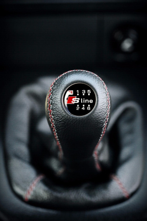 Audi S-Line кожаная ручка КПП 6 ступенчатая A6 C5, A4 B5, RS4 B5, A8 D2